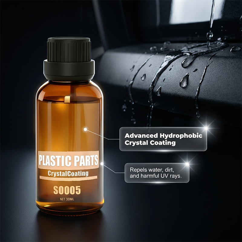 🥳2026 HOT SALE🥳💞50K+ SOLD!💥🚗✨ 50% OFF! Car Plastic Restorer – Crystal coating transforms faded trims to deep black. Hydrophobic shield repels rain & UV. Non-greasy, streak-free finish. 🛡️🌧️