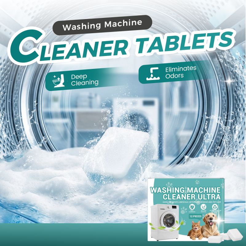 🥳2026 HOT SALE🥳💞50K+ SOLD!💥🚗✨ 50% OFF! Washing Machine Cleaner Tablets