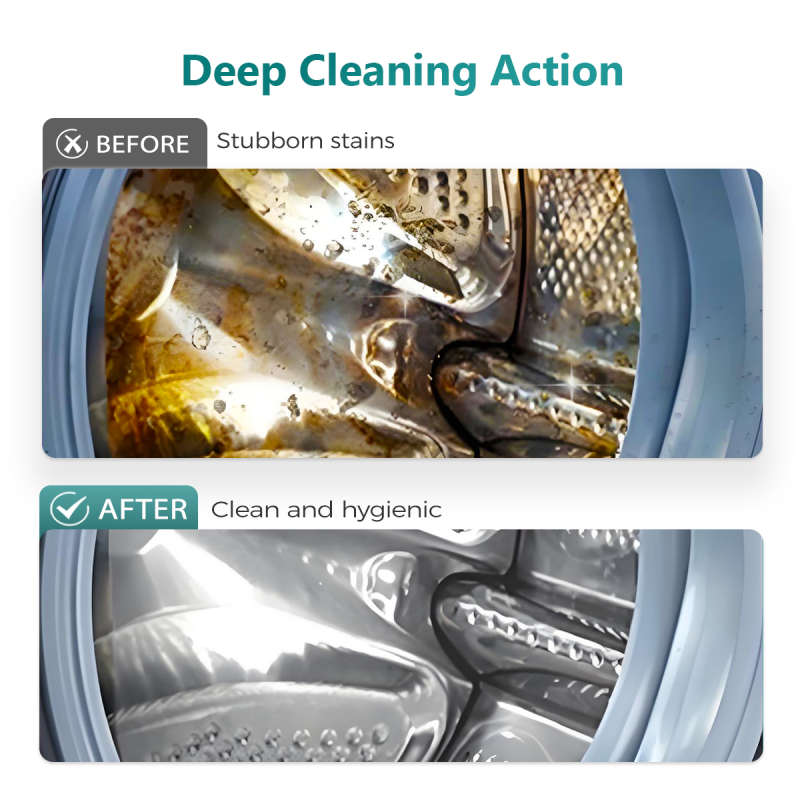 🥳2026 HOT SALE🥳💞50K+ SOLD!💥🚗✨ 50% OFF! Washing Machine Cleaner Tablets