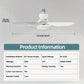 🔥sale-73%OFF-🎁2-IN-1 PORTABLE CEILING FAN & LIGHT with Remote Control