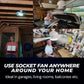 🔥sale-73%OFF-🎁2-IN-1 PORTABLE CEILING FAN & LIGHT with Remote Control