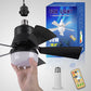 🔥sale-73%OFF-🎁2-IN-1 PORTABLE CEILING FAN & LIGHT with Remote Control