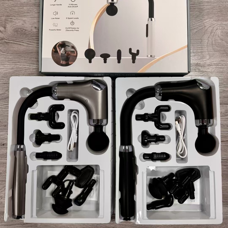 ✨ Deep Tissue Massage Gun with Extended Handle – Full Body Relief ✨