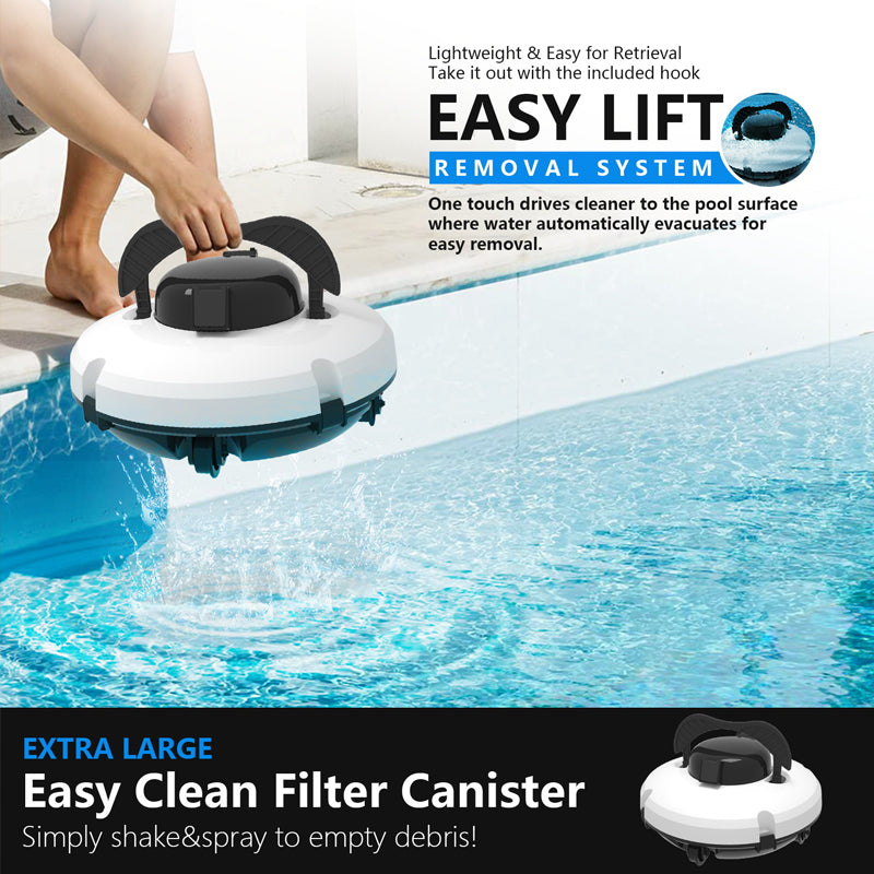 🤖 Hot Sale ＆ 75％ Off 🔥 Cordless Pool Cleaning Robot – Smart navigation, powerful suction & one‑touch start. Easy‑empty filter basket. Your sparkling pool awaits! ✨🏊