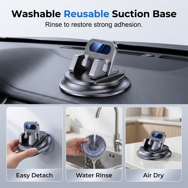 📱 LIMITED-TIME 50% OFF! ✨ Rotating Dashboard Car Phone Holder – Secure, 360°, Easy Install 🔧
