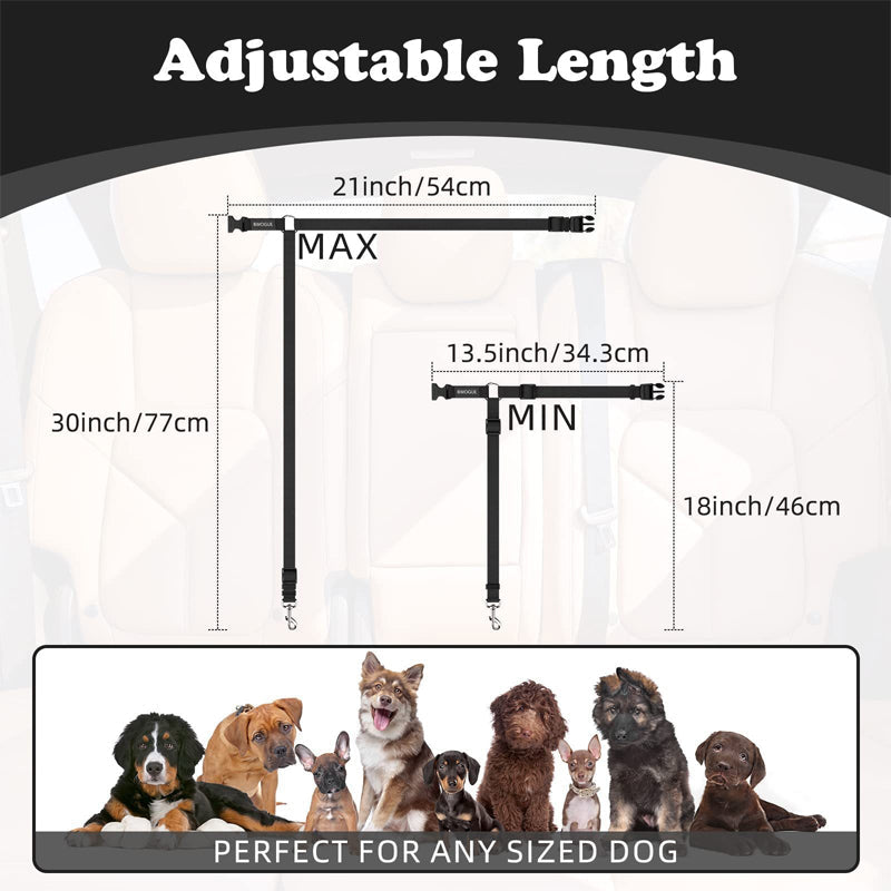🔥New Hot Selling❤️‍🔥 2-in-1 Dog Car Seat Belt & Walking Leash