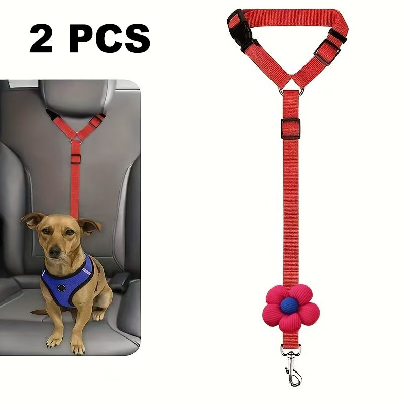 🔥New Hot Selling❤️‍🔥 2-in-1 Dog Car Seat Belt & Walking Leash