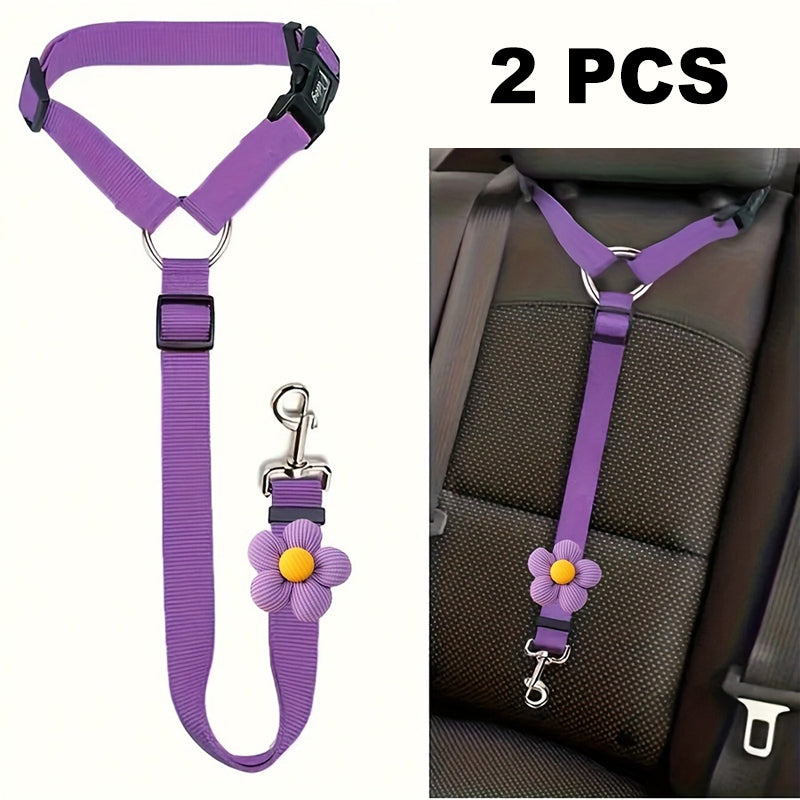 🔥New Hot Selling❤️‍🔥 2-in-1 Dog Car Seat Belt & Walking Leash