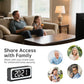 🔥Smart Digital Clock Camera with Dual Band WiFi (5GHz & 2.4GHz) | Home Security & Real-Time Monitoring System