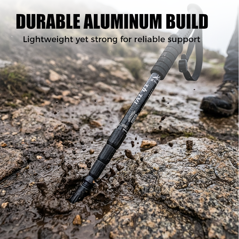 ⛰️ Last Day Special Price £13.99 ! ✨ Adjustable Aluminum Alloy Trekking Pole – Durable, Shock-Absorbing, Lightweight 🌲