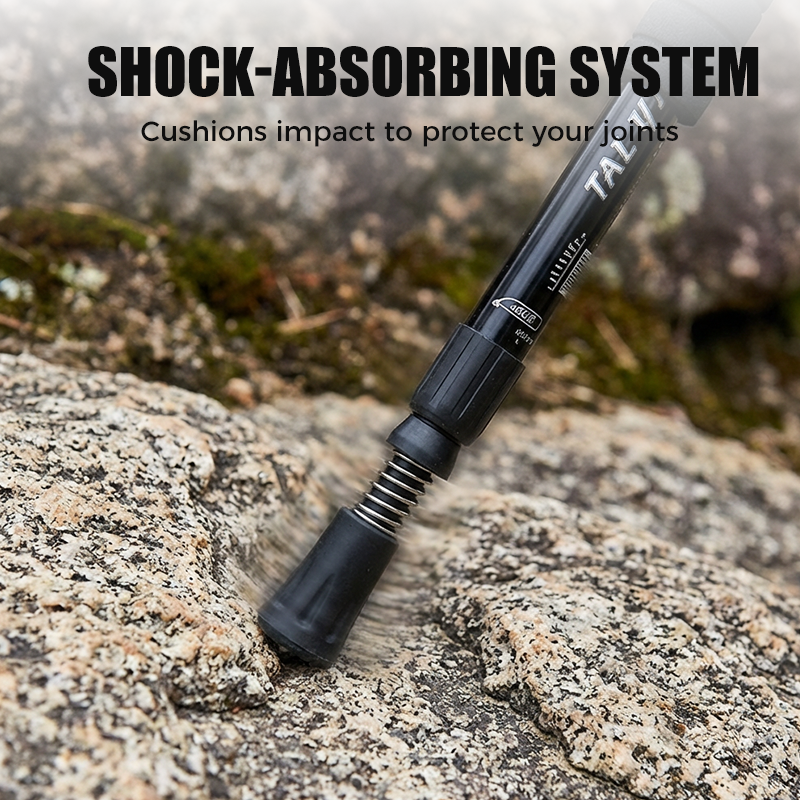 ⛰️ Last Day Special Price £13.99 ! ✨ Adjustable Aluminum Alloy Trekking Pole – Durable, Shock-Absorbing, Lightweight 🌲