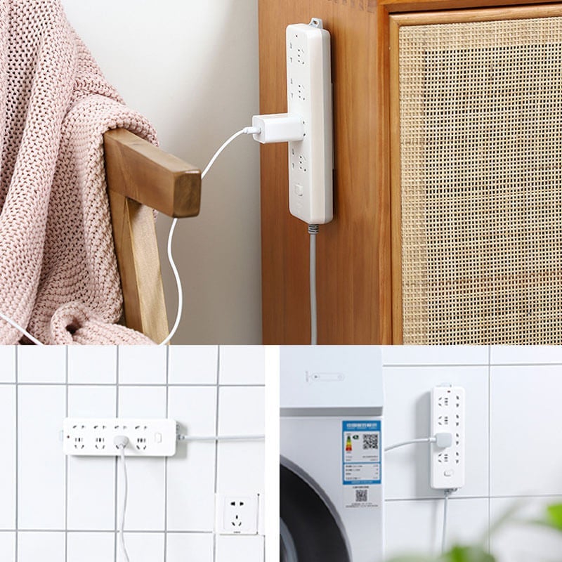 📢 LIMITED TIME 50% OFF! ⏰ No Trace Self-Adhesive Row Plug Retainer – Keep Power Strips Tidy, Reusable & Easy Install 🔌