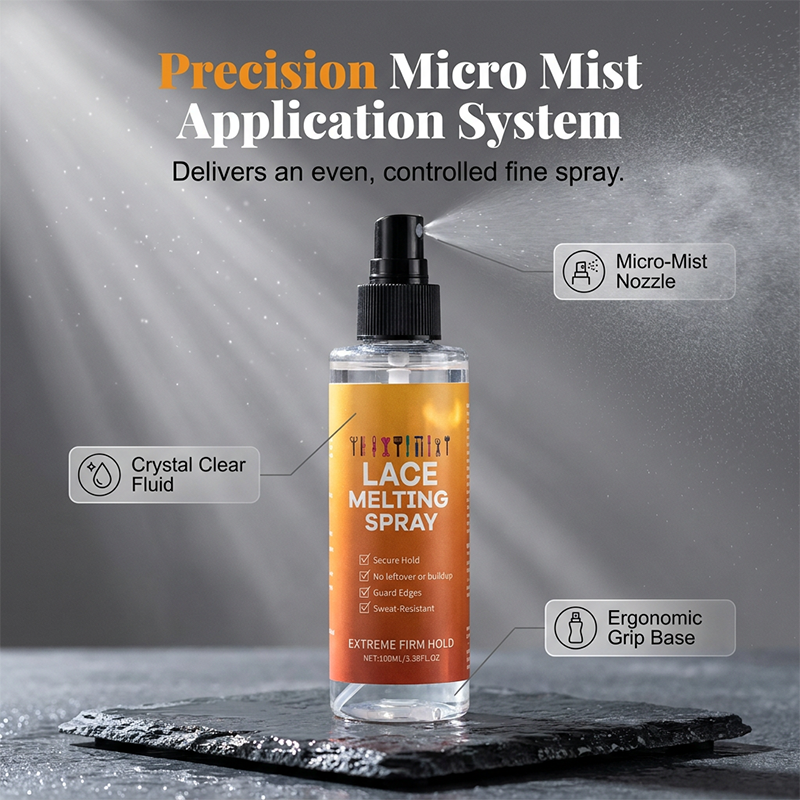 🥳2026 HOT SALE🥳💞50K+ SOLD!🧴🌿 50% OFF! Lace Wig Melting Spray – Moisturising formula, stops itching. Strong hold, easy wash out. Perfect melt every time! 💇‍♀️✨