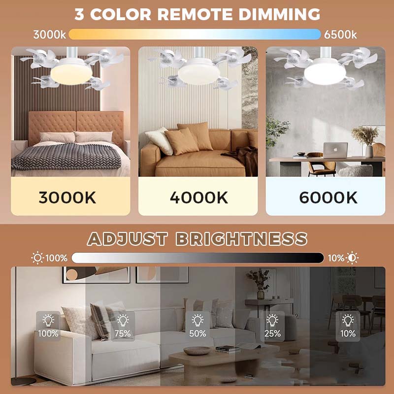 💡 50% OFF RIGHT NOW! 🌀 LED ceiling fan with lighting, remote-controlled: an all-in-one set combining a fan and lighting ✨
