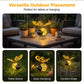 🐝 50% OFF NOW! ☀️ Solar-Powered Hanging Car Light – Charming Bee Design with Heart-Shaped Wings – Perfect for the Garden & Car 🌸