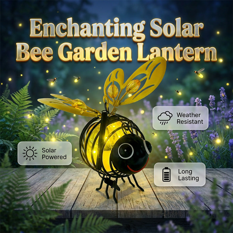 🐝 50% OFF NOW! ☀️ Solar-Powered Hanging Car Light – Charming Bee Design with Heart-Shaped Wings – Perfect for the Garden & Car 🌸