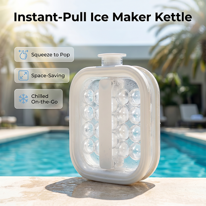 ⏰🔥LIMITED TIME 50% OFF!🔥Portable Silicone Ice Ball Maker Kettle