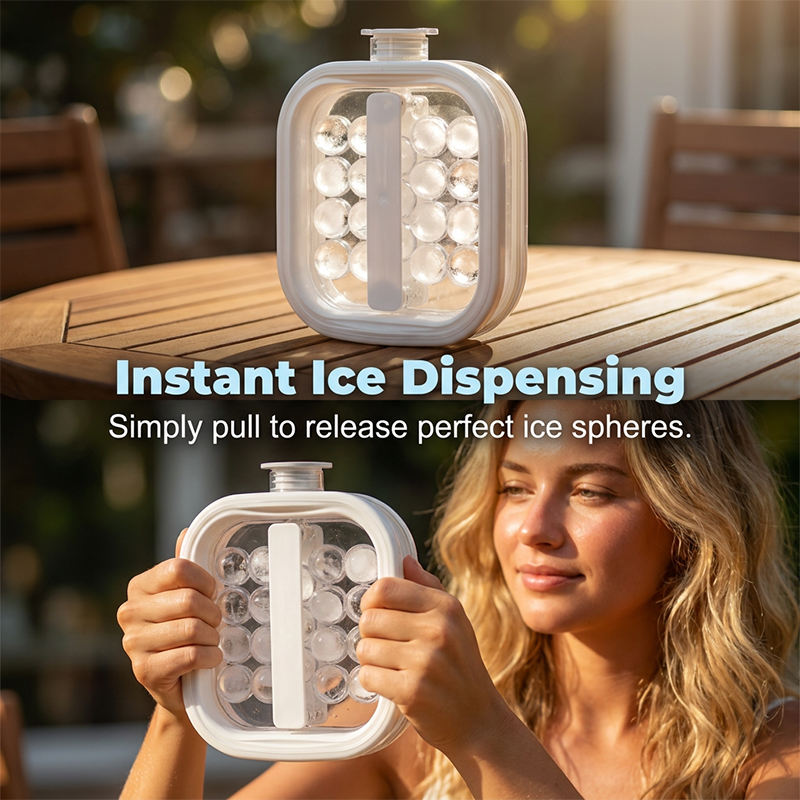 ⏰🔥LIMITED TIME 50% OFF!🔥Portable Silicone Ice Ball Maker Kettle