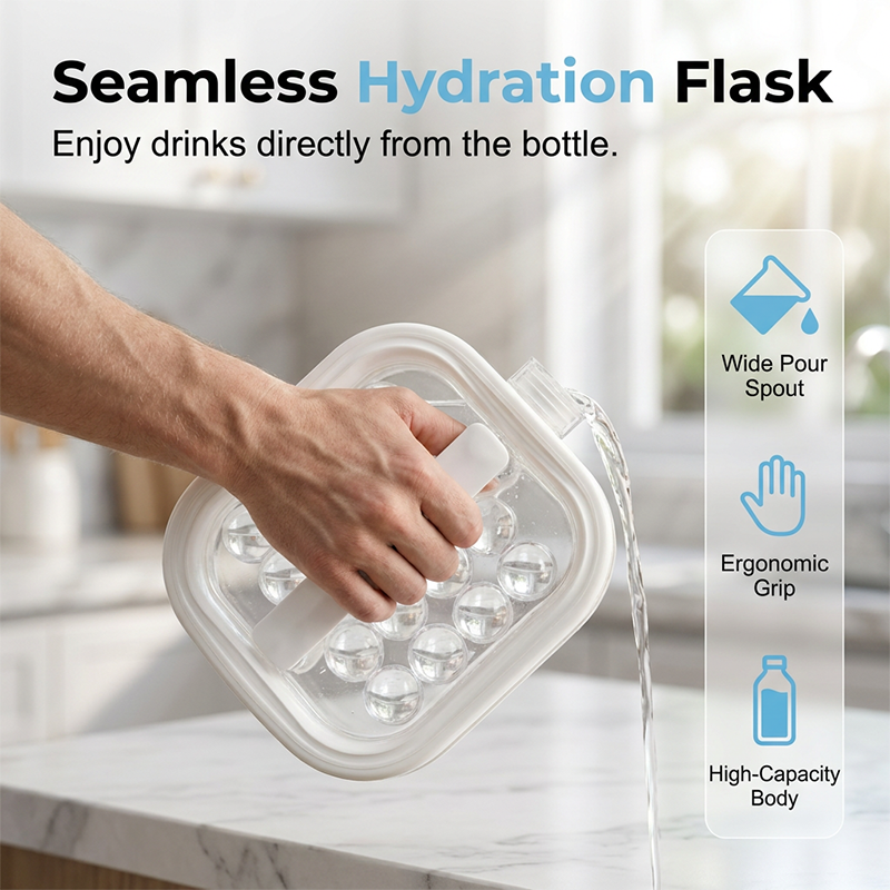 ⏰🔥LIMITED TIME 50% OFF!🔥Portable Silicone Ice Ball Maker Kettle