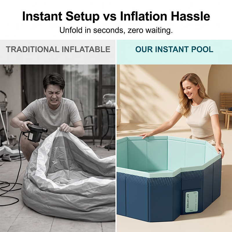 🥳HOT SALE 2026🥳💞50,000+ SOLD!👵❤️ Thick-walled, non-inflatable swimming pool – enjoy fun water activities and cool off at home this summer.