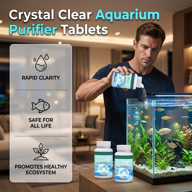 Effervescent Tablets for Crystal Clear Fish Tanks