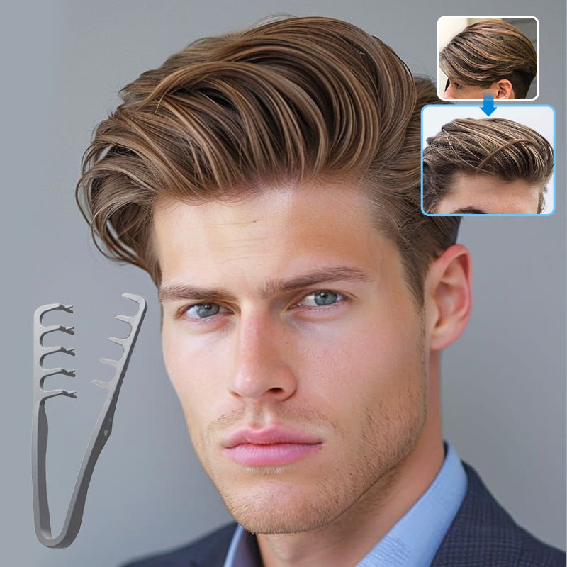 🏆 Last Day Special Price £6.99! 🔥Wide-tooth volumizing comb – Professional styling comb for men and wome