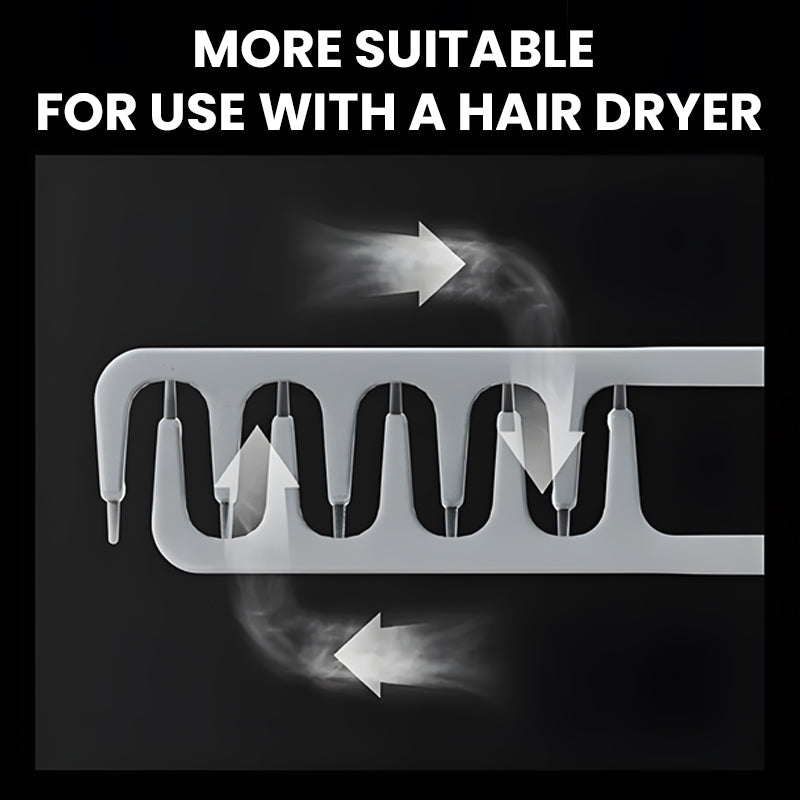 🏆 Last Day Special Price £6.99! 🔥Wide-tooth volumizing comb – Professional styling comb for men and wome