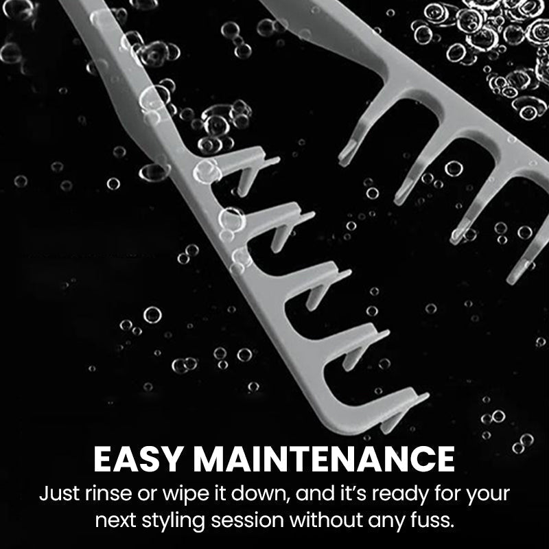 🏆 Last Day Special Price £6.99! 🔥Wide-tooth volumizing comb – Professional styling comb for men and wome