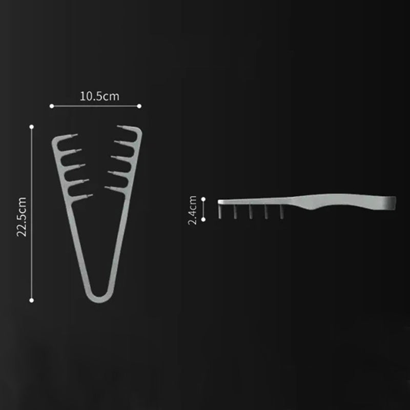 🏆 Last Day Special Price £6.99! 🔥Wide-tooth volumizing comb – Professional styling comb for men and wome