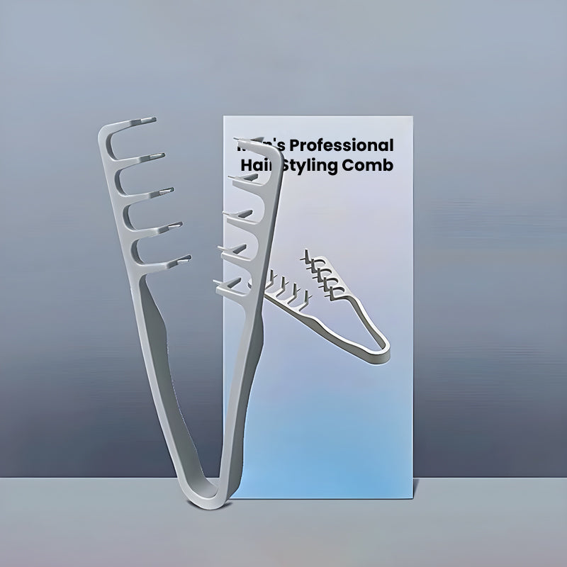 🏆 Last Day Special Price £6.99! 🔥Wide-tooth volumizing comb – Professional styling comb for men and wome
