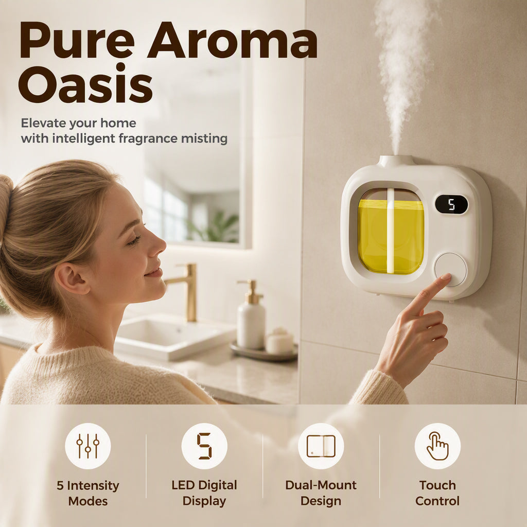 💗LAST DAY SALE 67% OFF⚡50K+ SOLD💕Smart LED Aroma Diffuser with Mist Control