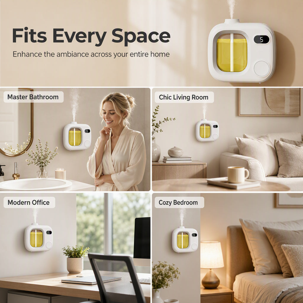 💗LAST DAY SALE 67% OFF⚡50K+ SOLD💕Smart LED Aroma Diffuser with Mist Control