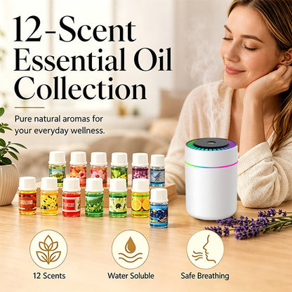 🧵 LIMITED TIME 50% OFF!12-Pack Water Soluble Essential Oils Set