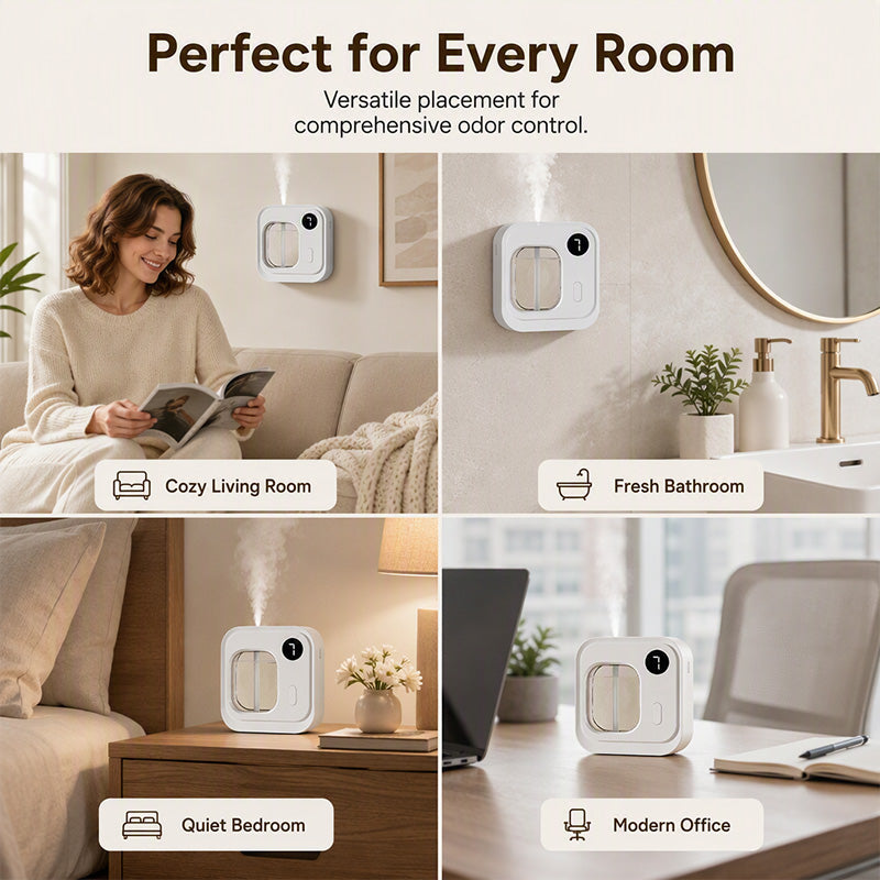 🌸💨 Smart Automatic Fragrance Diffuser – Elevate Your Mood, One Mist at a Time ✨
