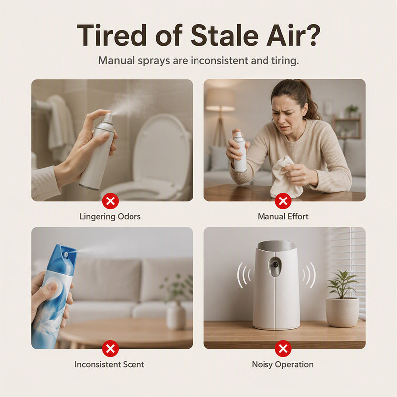 🌸💨 Smart Automatic Fragrance Diffuser – Elevate Your Mood, One Mist at a Time ✨