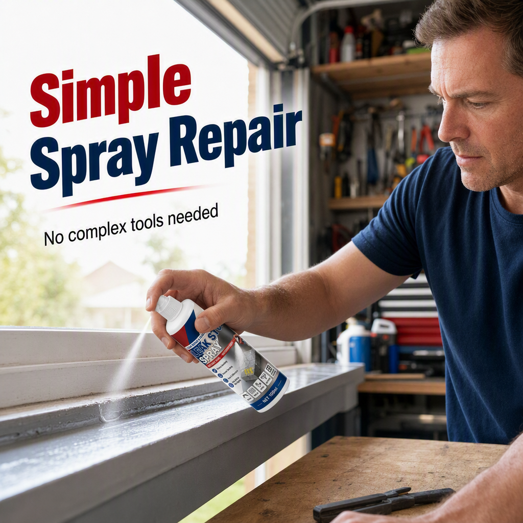 📢📢50% OFF !! ⏰Waterproof Leak Repair & Sealing Spray