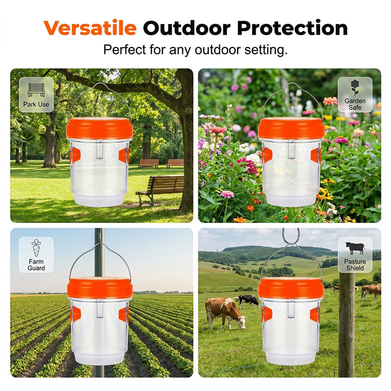 🥳2026 HOT SALE🥳💞50K+ SOLD!🚗🧺 50% OFF! Solar Powered Wasp & Bee Trap