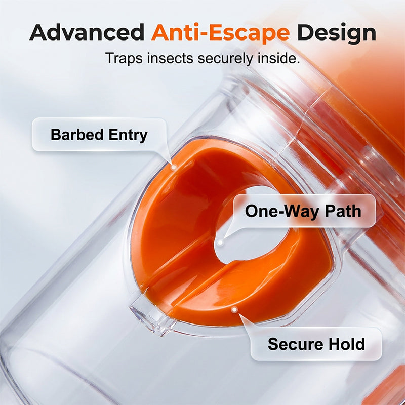 🥳2026 HOT SALE🥳💞50K+ SOLD!🚗🧺 50% OFF! Solar Powered Wasp & Bee Trap