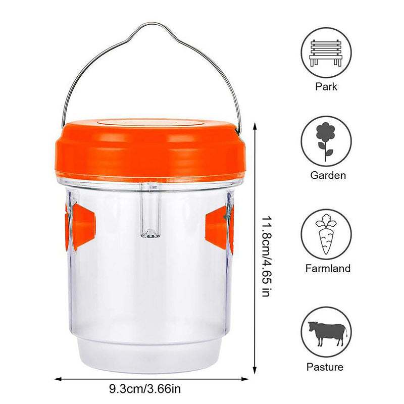 🥳2026 HOT SALE🥳💞50K+ SOLD!🚗🧺 50% OFF! Solar Powered Wasp & Bee Trap