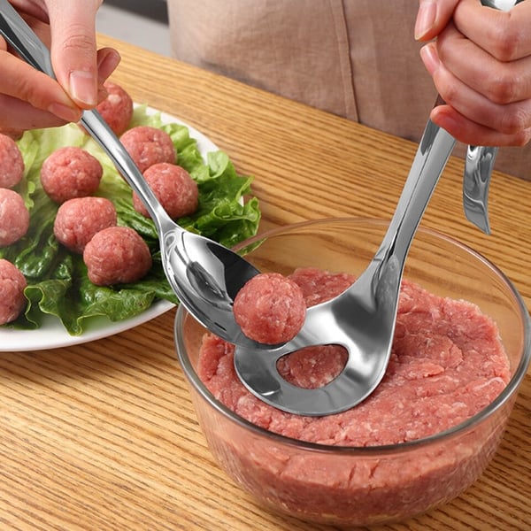 🥳2026 HOT SALE🥳💞50K+ SOLD! 🥩🍴 65% OFF! Meatball Spoon – Non‑stick, scoop & drain in one. No more messy hands – perfect meatballs in seconds! – a must‑have kitchen gadget! 🎁✨