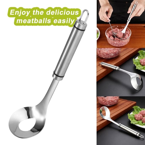 🥳2026 HOT SALE🥳💞50K+ SOLD! 🥩🍴 65% OFF! Meatball Spoon – Non‑stick, scoop & drain in one. No more messy hands – perfect meatballs in seconds! – a must‑have kitchen gadget! 🎁✨
