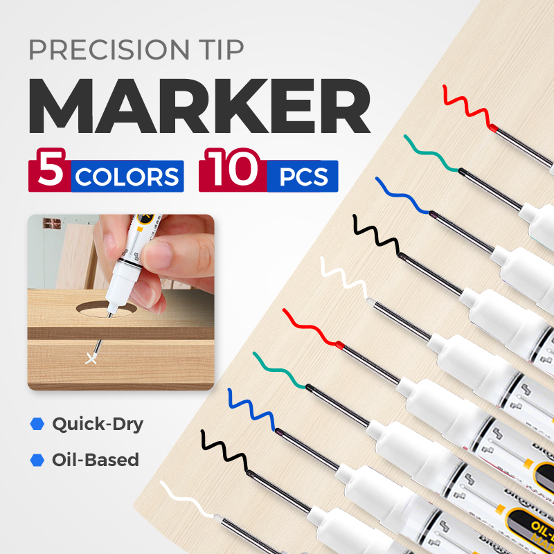 🎅Christmas HOT SALE💞50K+ SOLD!✨Precision Tip Quick-Dry Oil-Based Marker Pen