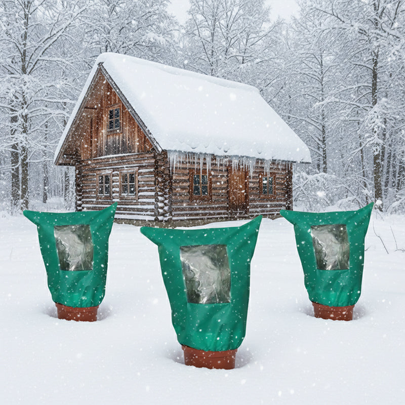 📢📢50% OFF !! ⏰🌿 WINTER GARDEN ESSENTIAL | Plant Frost Protection Cover – Breathable Reusable Cover for Shrubs, Pots & Young Trees