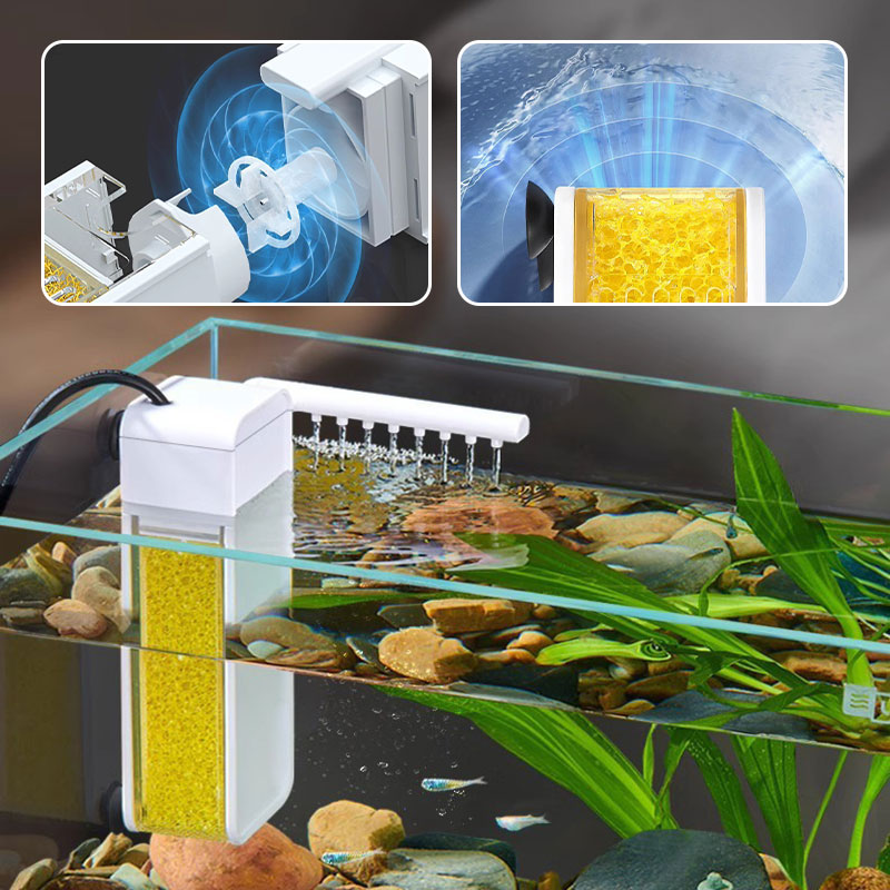 🐕2026 HOT SALE🥳💞50K+ SOLD!Multifunctional Mini Filter for Small Fish Tank