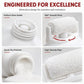 Waterproof Wall Repair Paste with Integrated Small Roller Brush