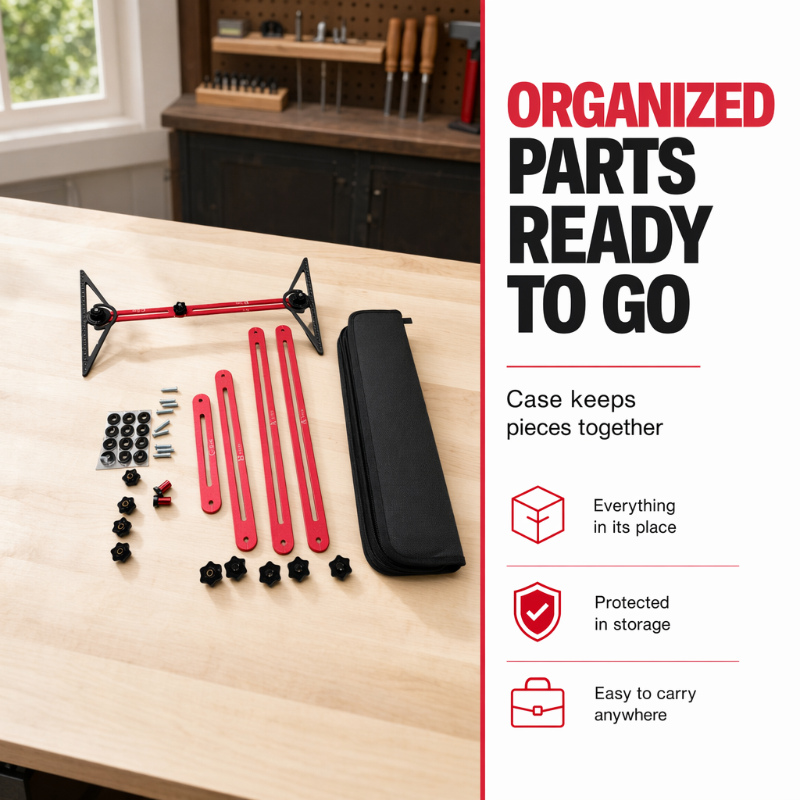 📢📢40% OFF !! ⏰Multi-Function Woodworking Marking Tool Kit