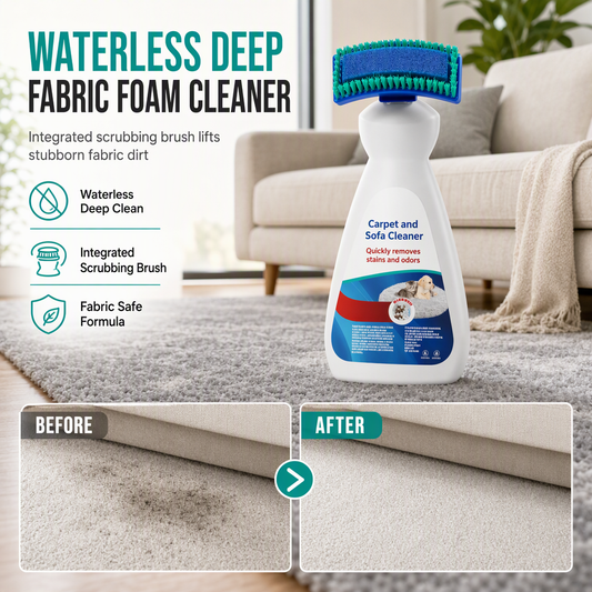 🥳2026 HOT SALE🥳💞50K+ SOLD! 🥩🍴 50% OFF!Waterless Fabric and Carpet Cleaner