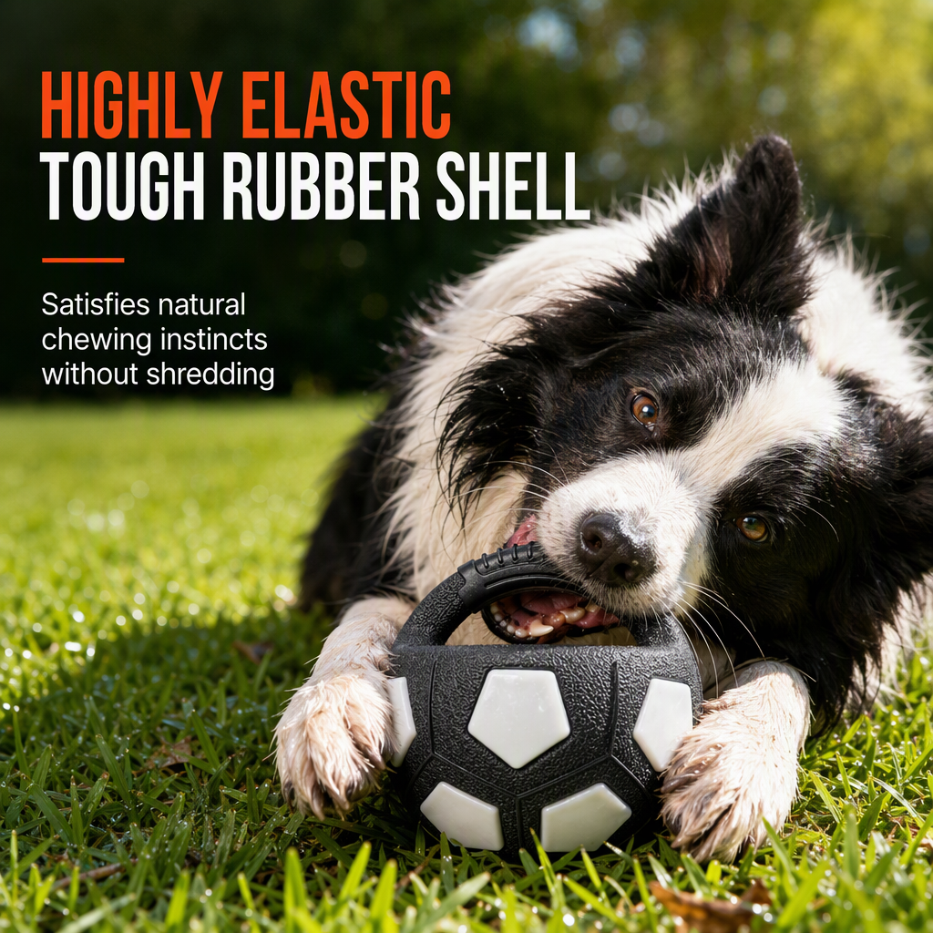 ⏳🔥LIMITED-TIME 49% OFF! ⏰🐶Interactive Dog Soccer Ball Toy with Grab Tabs
