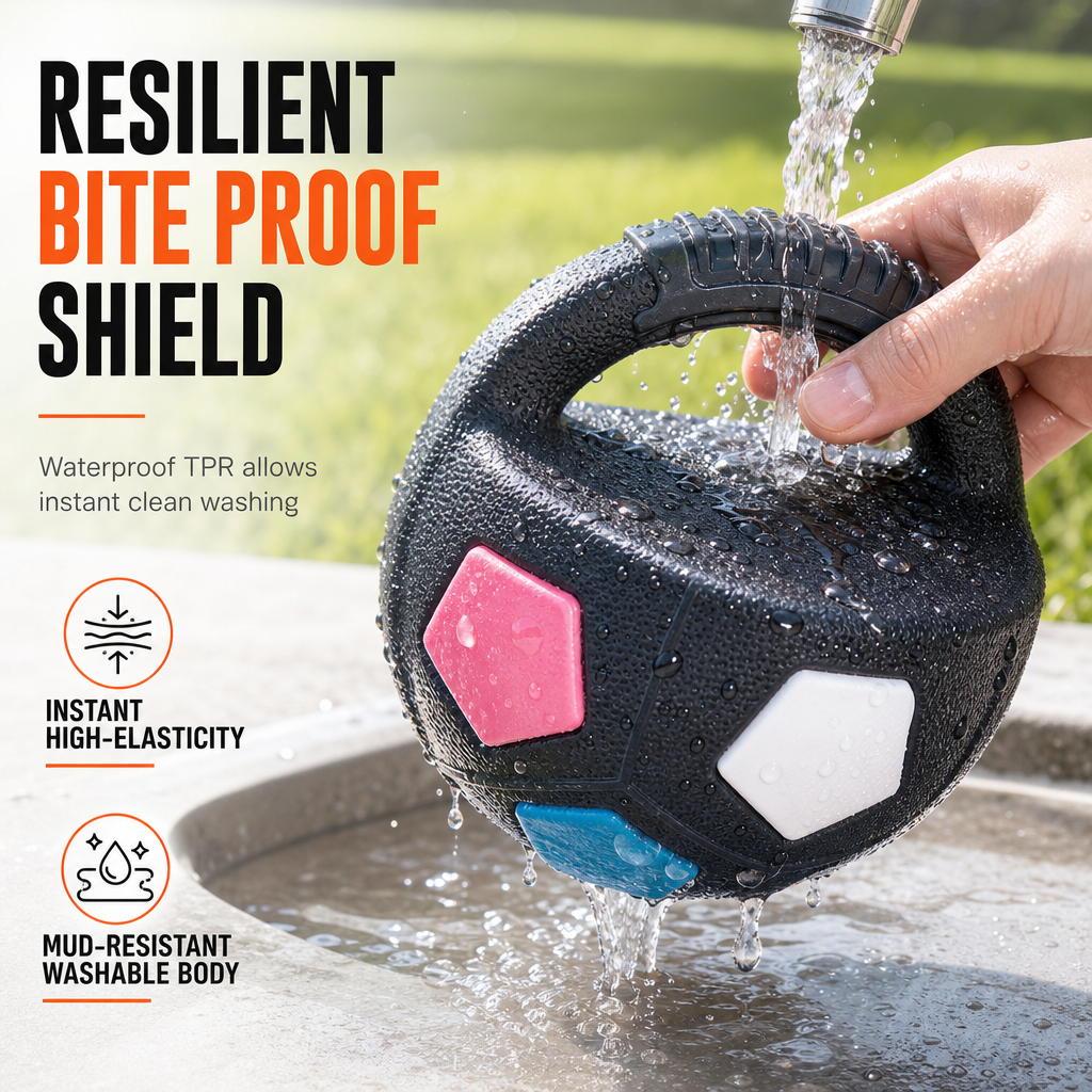 ⏳🔥LIMITED-TIME 49% OFF! ⏰🐶Interactive Dog Soccer Ball Toy with Grab Tabs