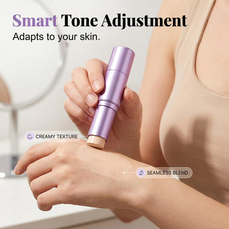 🥳2026 HOT SALE🥳💞50K+ SOLD! 2-in-1 Color Changing Foundation Stick